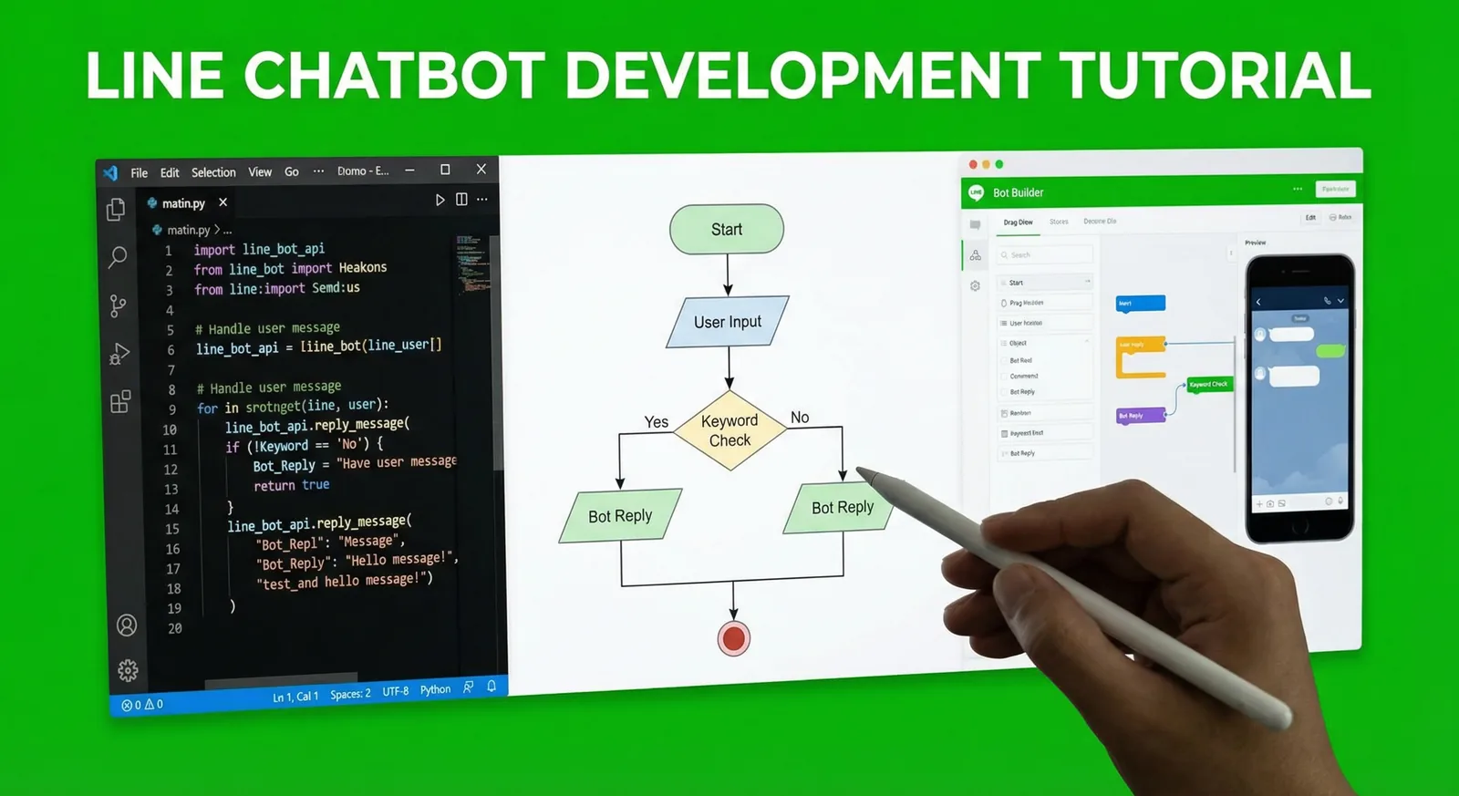 LINE Chatbot Development Tutorial 2026: Node.js & Python
