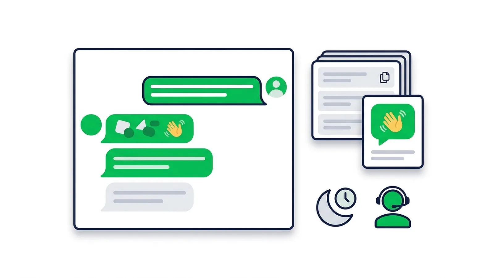 LINE Auto-Reply & Greeting Message Examples (50 Templates)